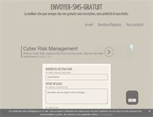 Tablet Screenshot of envoyer-sms-gratuit.com